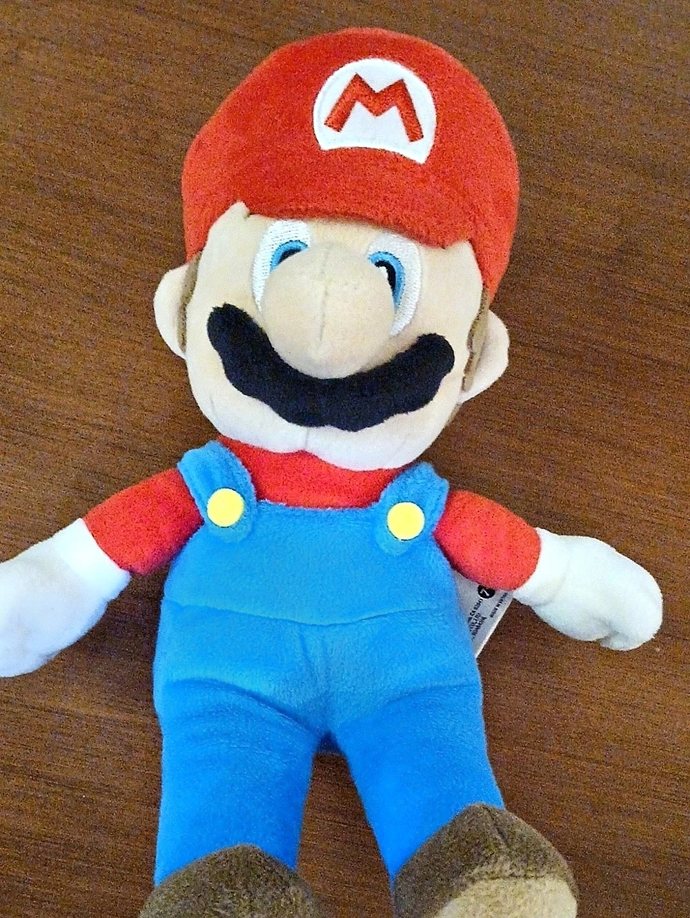 Nintendo Super Mario Plush Toy Blue & Red 9.5 " Great Condition